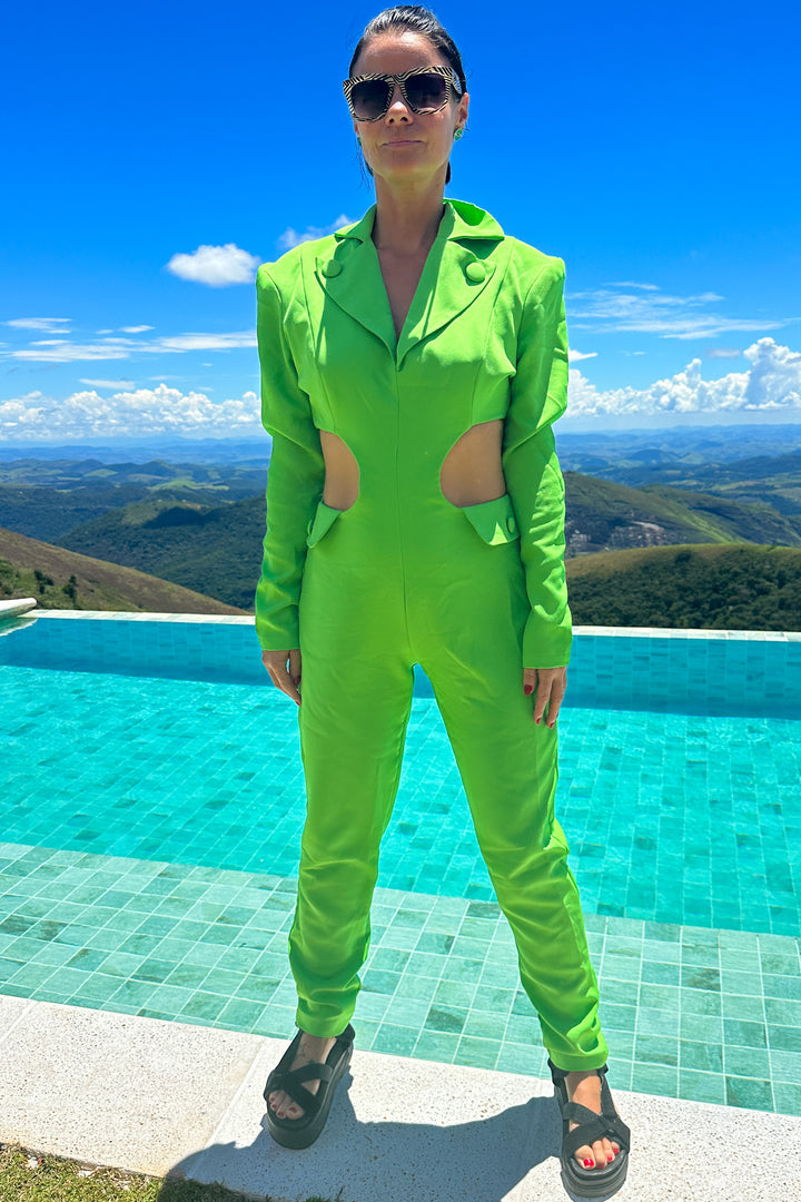Lina Jumpsuit - Lime